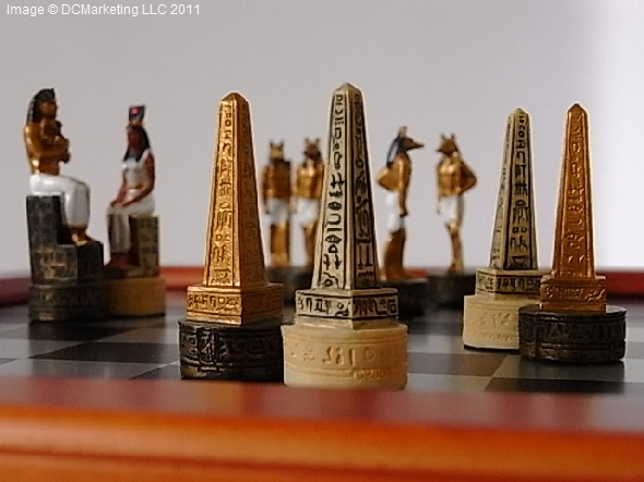 Egyptian Themed Chess Set
